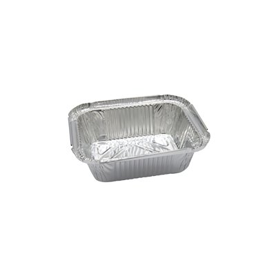 Aluminum Containers Rectangle 435ml 14.7 x 12.3 x 5cm