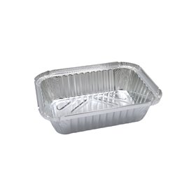 Aluminum Containers Rectangle 650ml 18.5 x 13.6 x 5.1cm