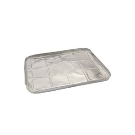 Aluminum Lids for Containers 1-2-3-Compartments 23.3 x 18.4cm