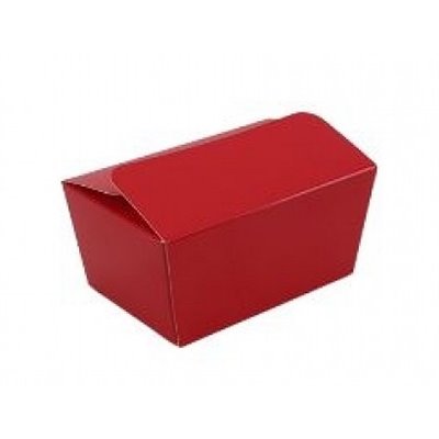 Bonbon boxes - Ballotin Red cardboard 250 Gram