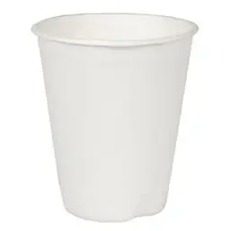 Suikerriet Bekers 200ml 8oz "Pure" Wit "voor Warme Dranken" Ø 80 x 92mm Horecavoordeel.com