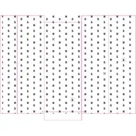 Ersatz Bags Paper 1 Pound White Printed Water & Flour