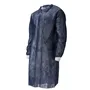 CMT Bezoekersjas PP Non Woven 40gr met Klittenband Blauw Maat L