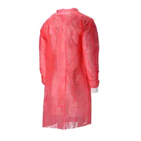 CMT Visitor Jacket PP Non Woven with Press Buttons Red Size M