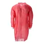 CMT Bezoekersjas PP Non Woven met Drukknopen Rood Maat XL