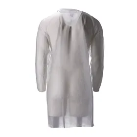CMT Bezoekersjas PP Non Woven 30gr met Klittenband Wit Maat XXL