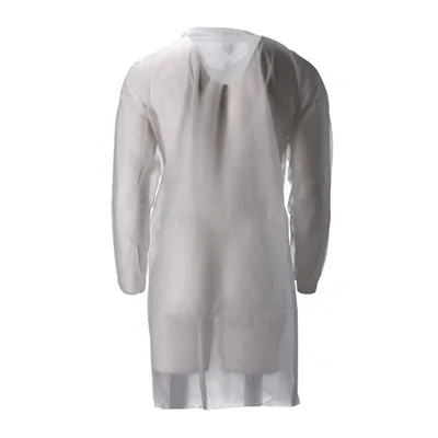 CMT Bezoekersjas PP Non Woven 30gr met Klittenband Wit Maat XXL