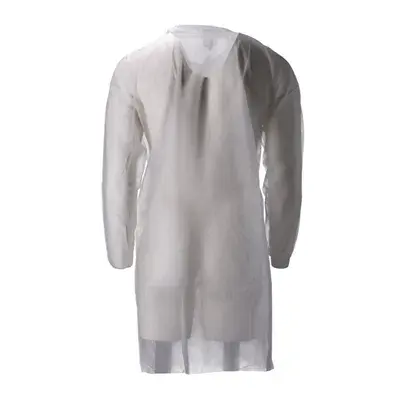 CMT Visitor Jacket PP Non Woven 30gr with Velcro White Size XXL