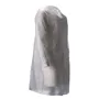 CMT Bezoekersjas PP Non Woven met Drukknopen 30gr Wit Maat XL