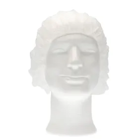 CMT Haarnet - Bouffant Cap PP Non Woven Wit Maat L 53cm -Horecavoordeel.com-