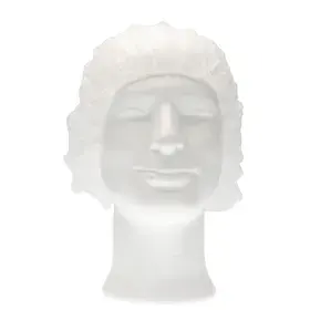 CMT Hair Net - Bouffant Cap PP Non Woven White Size L 53cm -Horecavoordeel.com-