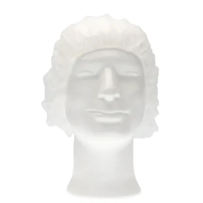 CMT Haarnet - Bouffant Cap PP Non Woven Wit Maat L 53cm -Horecavoordeel.com-