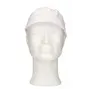 CMT Peaked Cap and Hair Catcher Polyester Cotton Crown White Size XL