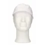 CMT Pet met Klep en Haaropvang Polyester Katoen Kroon Wit Maat XL
