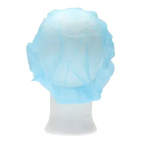 CMT Haarnet - Bouffant Cap PP Non Woven Blauw Maat M 50cm