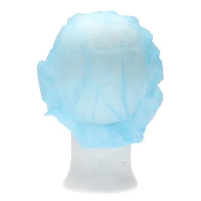 CMT Hair Net - Bouffant Cap PP Non Woven Blue Size M 50cm