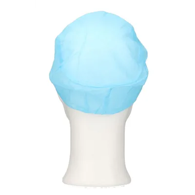 CMT Cap With Peak - Peak Cap PP Non Woven Blue