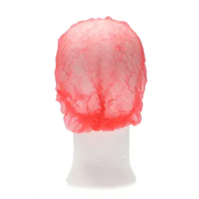CMT Hair Net - Clip Cap PP Non Woven Red Size XL 58cm