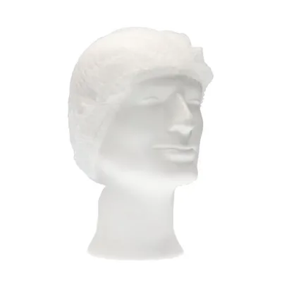 CMT Haarnet - Clip Cap PP Non Woven Wit Maat XL 58cm