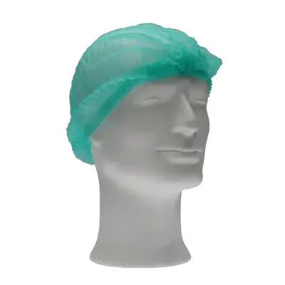 CMT Hair Net - Clip Cap PP Non Woven Green Size M 50cm