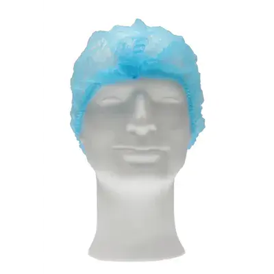 CMT Hair Net - Clip Cap PP Non Woven Blue Size XL 58cm -Horecavoordeel.com-