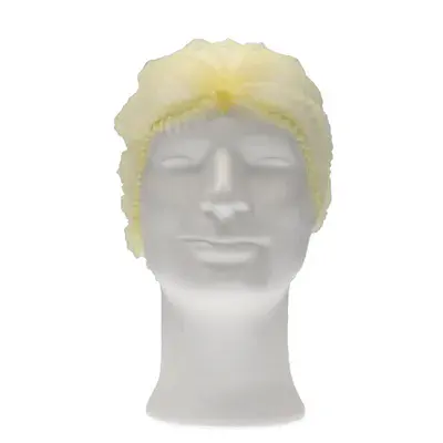 CMT Haarnet - Clip Cap PP Non Woven Geel Maat L 53cm -Horecavoordeel.com-