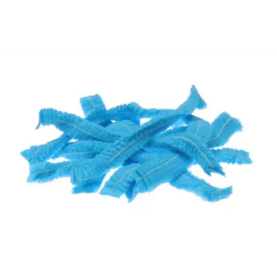 CMT Hair Net - Clip Cap PP Non Woven Blue Size M 50cm
