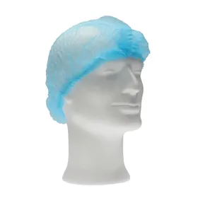CMT Hair Net - Clip Cap PP Non Woven Blue Size M 50cm