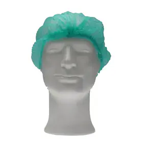 CMT Haarnet - Clip Cap PP Non Woven Groen Maat L 53cm -Horecavoordeel.com-