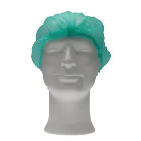 CMT Hair Net - Clip Cap PP Non Woven Green Size XL 58cm -Horecavoordeel.com-
