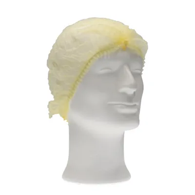 CMT Hair Net - Clip Cap PP Non Woven Yellow Size M 50cm