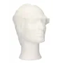 CMT Cap With Peak - Snood Cap PP Non Woven White Size XL