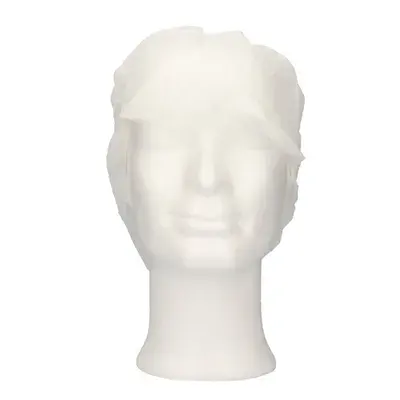 CMT Cap With Peak - Snood Cap PP Non Woven White Size XL -Horecavoordeel.com-