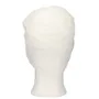 CMT Cap With Peak - Snood Cap PP Non Woven White Size XL