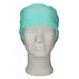 CMT Cap With Peak - Snood Cap PP Non Woven Green