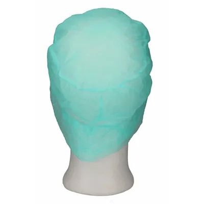CMT Pet Met Klep - Snood Cap PP Non Woven Groen