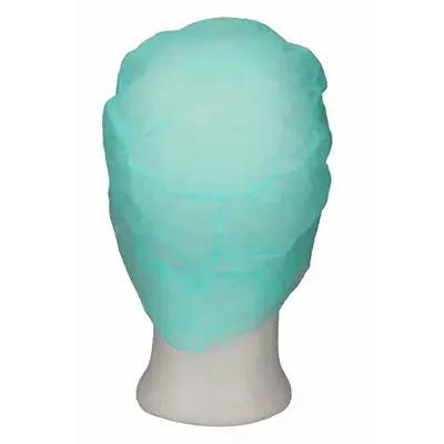 CMT Pet Met Klep - Snood Cap PP Non Woven Groen