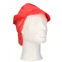 CMT Cap With Flap - Snood Cap PP Non Woven Red