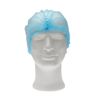 CMT Haarnet - Clip Cap PP Non Woven Detecteerbaar Blauw Maat L 53cm -Horecavoordeel.com-
