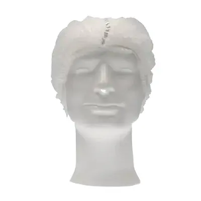 CMT Hair Net - Clip Cap PP Non Woven Detectable White Size L 53cm -Horecavoordeel.com-