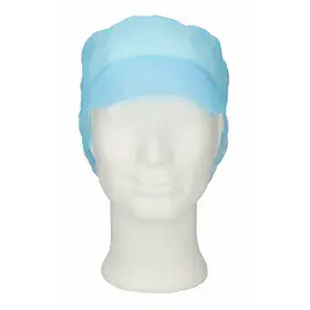 CMT Pet Met Klep - Snood Cap PP Non Woven Blauw