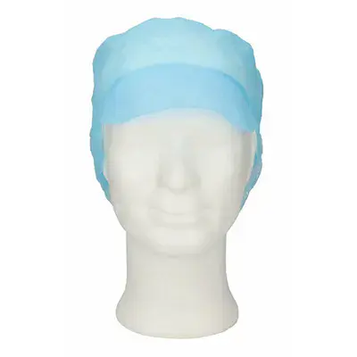 CMT Pet Met Klep - Snood Cap PP Non Woven Blauw