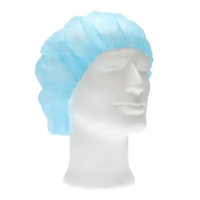 CMT Haarnet - Bouffant Cap PP Non Woven Blauw Maat L 53cm