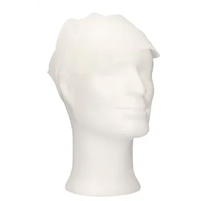 CMT Pet Met Klep - Peak Cap PP Non Woven Wit