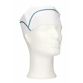 CMT Fourage Muts Papier Wit-Blauw One size