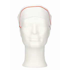 CMT Fourage Muts Papier Wit-Rood One size