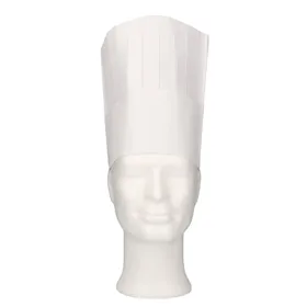 CMT Koksmuts Classic Papier met Kroon en Zweetband 20cm -Horecavoordeel.com-