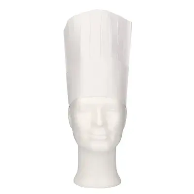 CMT Koksmuts Classic Papier met Kroon en Zweetband 20cm -Horecavoordeel.com-