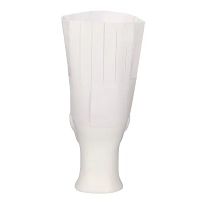 CMT Chef's Hat Classic Paper with Crown and Sweatband 25cm