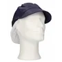 CMT Pet met Klep en Haaropvang Donkerblauw Maat XL